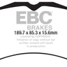 EBC 15+ Ford Mustang 5.0 Performance Pkg Yellowstuff Front Brake Pads