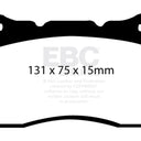 EBC 17-21 Honda Civic Type-R (FK8) Bluestuff Front Brake Pads