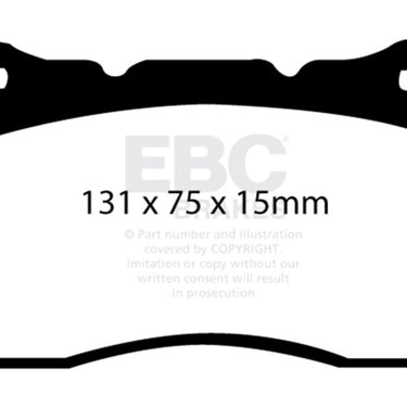 EBC 17-21 Honda Civic Type-R (FK8) Bluestuff Front Brake Pads