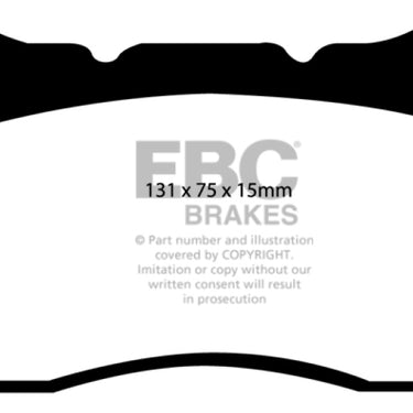 EBC 17-21 Honda Civic Type-R (FK8) Yellowstuff Front Brake Pads