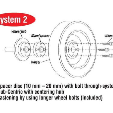 Eibach Pro-Spacer System 30mm Black Spacer - 2015 Ford Mustang Ecoboost / V6 / GT