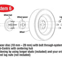 Eibach Pro-Spacer System 30mm Black Spacer - 2015 Ford Mustang Ecoboost / V6 / GT