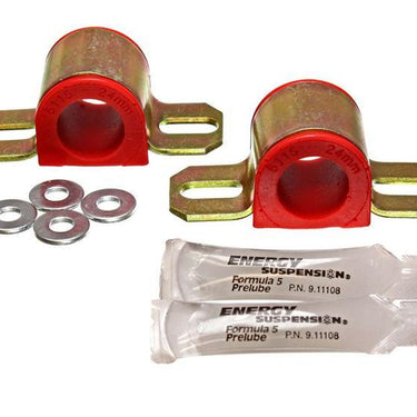 Energy Suspension 05-07 Ford Mustang Red Front Sway Bar Bushing Set (Must Reuse All Metal Parts)