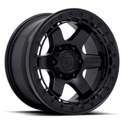 Fuel 1PC D122 BLOCK BEADLOCK 17x8.5 Matte Black W/ M-Black Ring 6x135 0mm