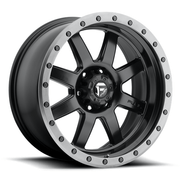 Fuel 1PC D551 TROPHY 18x9 Matte Black Gun Metal Ring 6x135 1mm