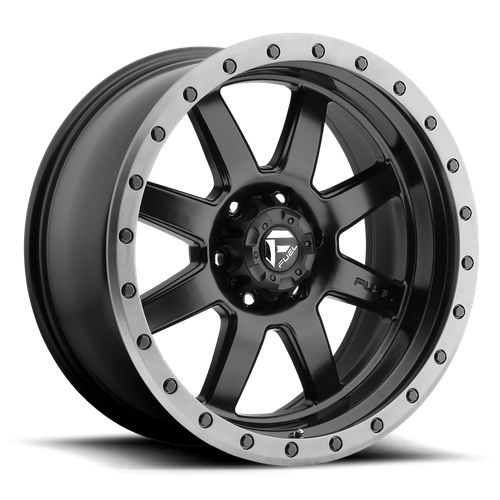 Fuel 1PC D551 TROPHY 18x9 Matte Black Gun Metal Ring 6x135 1mm