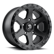 Fuel 1PC D589 RIPPER 20x9 Matte Black Gloss Black Lip 6x135 20mm