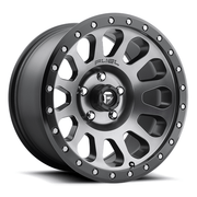 Fuel 1PC D601 VECTOR 18x9 Matte Gunmetal Black Bead Ring 6x135 1mm