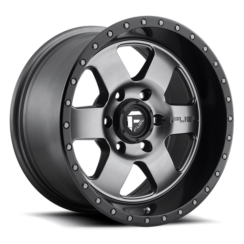 Fuel 1PC D619 PODIUM 17x9 Matte Gunmetal Black Bead Ring 6x135 1mm