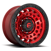 Fuel 1PC D632 ZEPHYR 18x9 Candy Red Black Bead Ring 6x135 -12mm