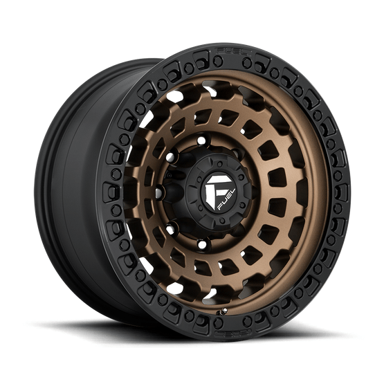 Fuel 1PC D634 ZEPHYR 18x9 Matte Bronze Black Bead Ring 6x135 -12mm
