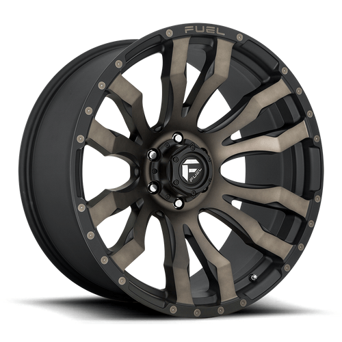 Fuel 1PC D674 BLITZ 20x9 Matte Black Double Dark Tint 6x135 20mm