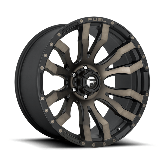 Fuel 1PC D674 BLITZ 20x9 Matte Black Double Dark Tint 6x135 20mm