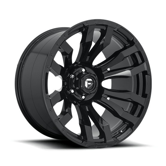 Fuel 1PC D675 BLITZ 18x9 Gloss Black 6x135 1mm