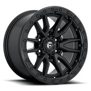 Fuel 1PC D679 REBEL 17x9 Matte Black 6x135 -12mm