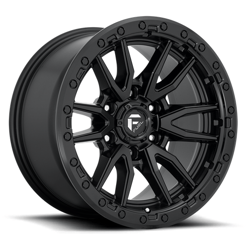 Fuel 1PC D679 REBEL 17x9 Matte Black 6x135 1mm