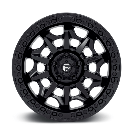 Fuel 1PC D694 COVERT 18x9 Matte Black 6x135 20mm