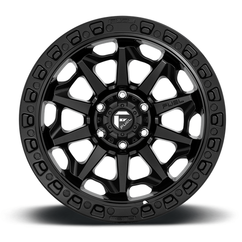 Fuel 1PC D694 COVERT 20x9 Matte Black 6x135 20mm