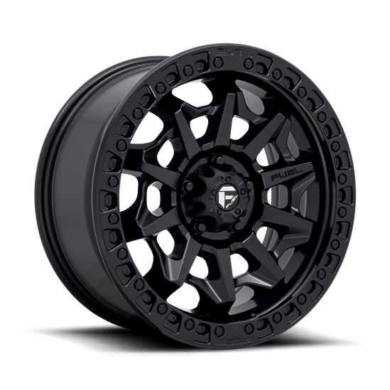 Fuel 1PC D694 COVERT 18x9 Matte Black 6x135 20mm