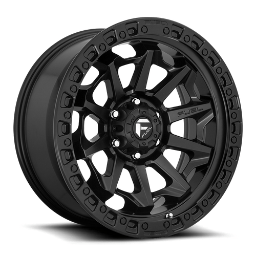 Fuel 1PC D694 COVERT 20x9 Matte Black 6x135 20mm