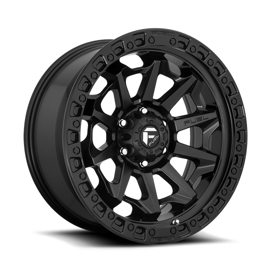 Fuel 1PC D694 COVERT 20x9 Matte Black 6x135 20mm