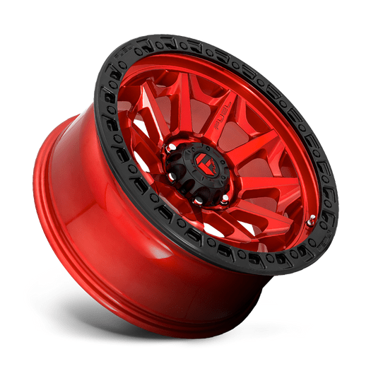 Fuel 1PC D695 COVERT 17x9 Candy Red Black Bead Ring 6x135 1mm