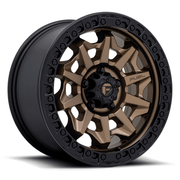 Fuel 1PC D696 COVERT 17x9 Matte Bronze Black Bead Ring 6x135 -12mm