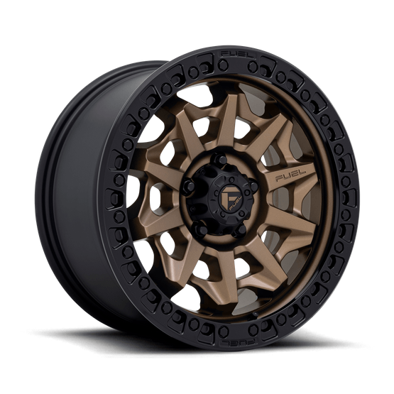 Fuel 1PC D696 COVERT 17x9 Matte Bronze Black Bead Ring 6x135 -12mm