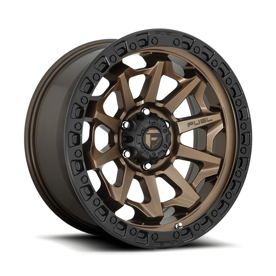 Fuel 1PC D696 COVERT 20x9 Matte Bronze Black Bead Ring 6x135 20mm