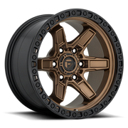 Fuel 1PC D699 KICKER 17x9 Matte Bronze Black Bead Ring 6x135 -12mm