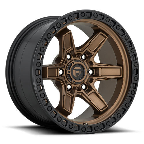 Fuel 1PC D699 KICKER 17x9 Matte Bronze Black Bead Ring 6x135 -12mm