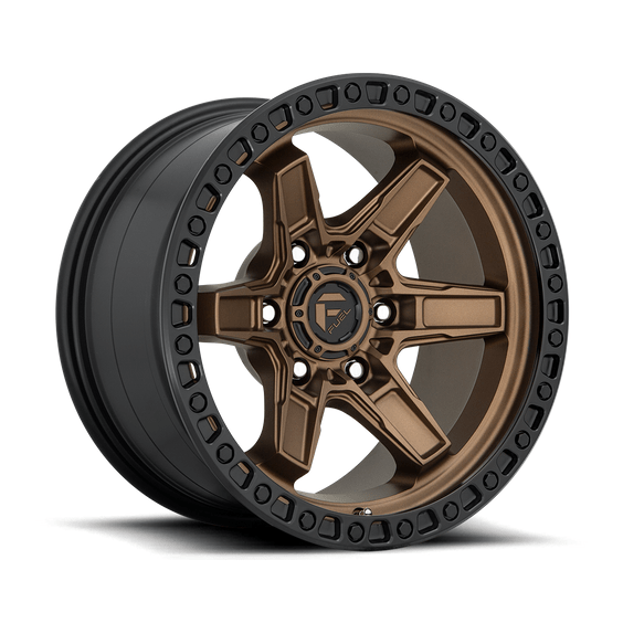 Fuel 1PC D699 KICKER 17x9 Matte Bronze Black Bead Ring 6x135 -12mm