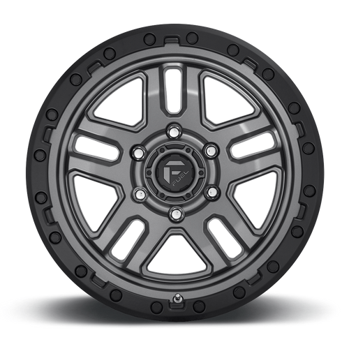 Fuel 1PC D701 AMMO 18x9 Matte Gunmetal Black Bead Ring 6x135 1mm