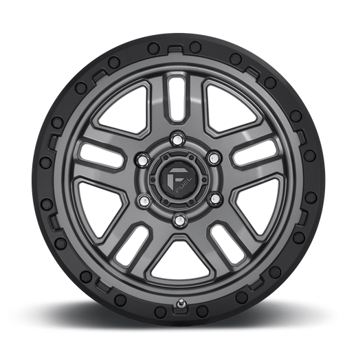 Fuel 1PC D701 AMMO 18x9 Matte Gunmetal Black Bead Ring 6x135 20mm