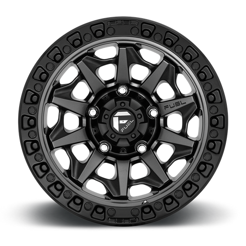 Fuel 1PC D716 COVERT 17x8.5 Matte Gunmetal Black Bead Ring 6x135 14mm