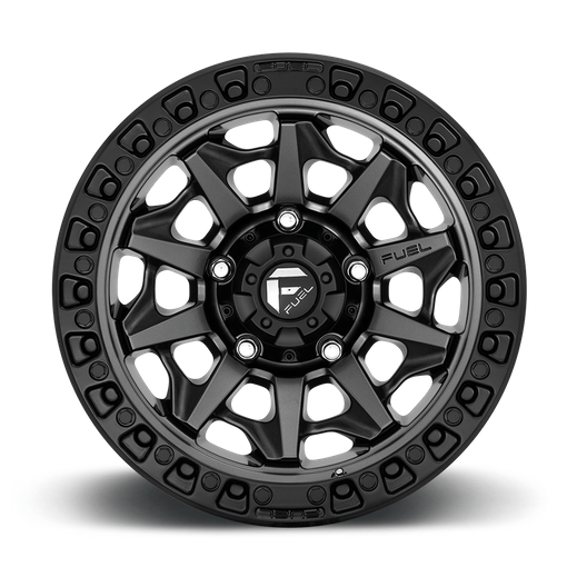Fuel 1PC D716 COVERT 18x9 Matte Gunmetal Black Bead Ring 6x135 1mm