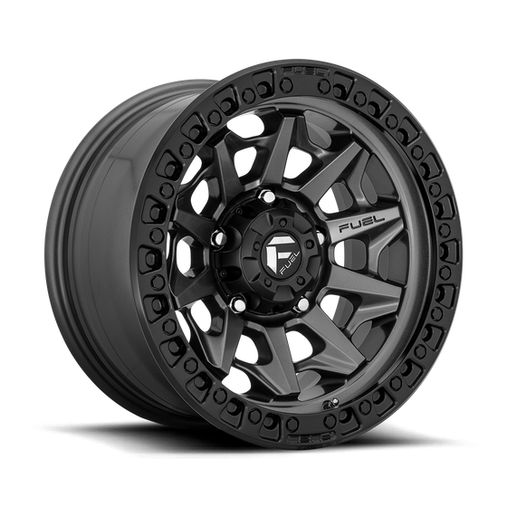 Fuel 1PC D716 COVERT 18x9 Matte Gunmetal Black Bead Ring 6x135 20mm