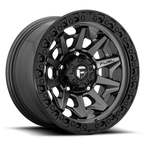 Fuel 1PC D716 COVERT 17x9 Matte Gunmetal Black Bead Ring 6x135 -12mm