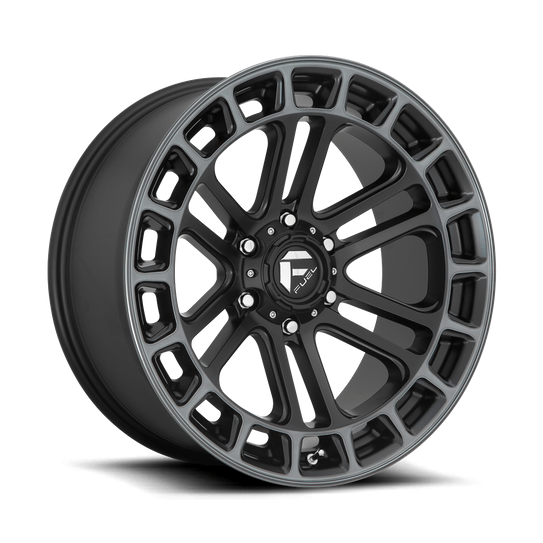 Fuel 1PC D720 HEATER 18x9 Matte Black Ddt Machined 6x135 1mm
