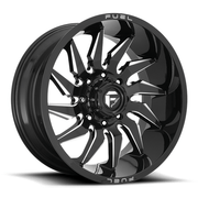 Fuel 1PC D744 SABER 20x9 Gloss Black Milled 6x135 20mm