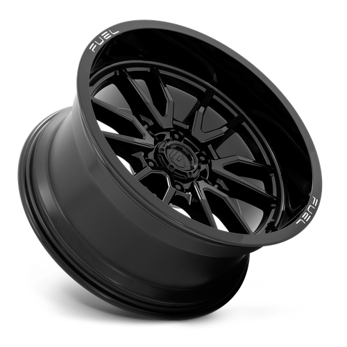 Fuel 1PC D760 CLASH 17x9 Gloss Black 6x135 1mm