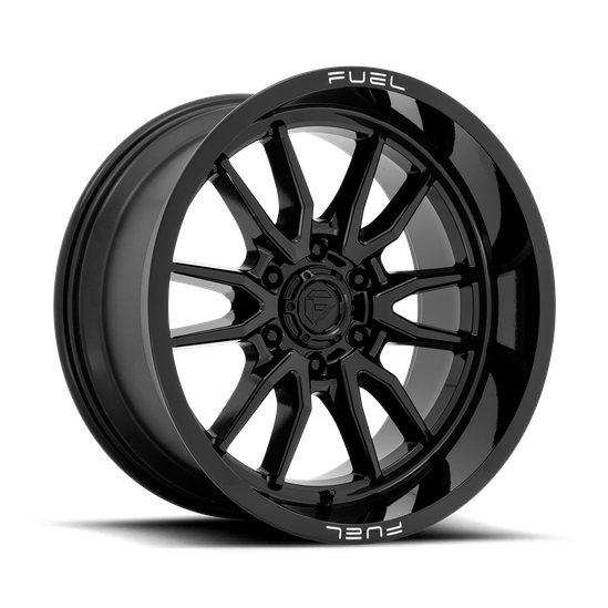 Fuel 1PC D760 CLASH 17x9 Gloss Black 6x135 1mm