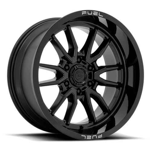 Fuel 1PC D760 CLASH 17x9 Gloss Black 6x135 -12mm