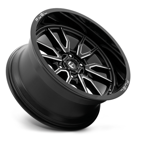 Fuel 1PC D761 CLASH 18x9 Gloss Black Milled 6x135 -12mm