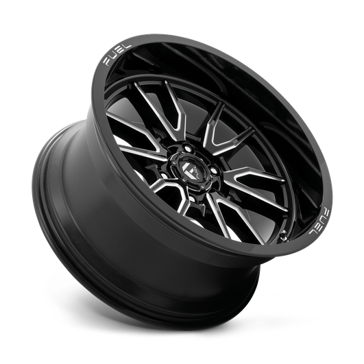 Fuel 1PC D761 CLASH 18x9 Gloss Black Milled 6x135 -12mm