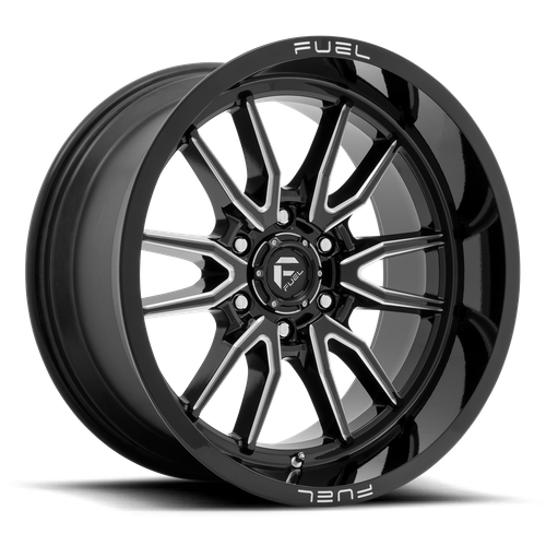 Fuel 1PC D761 CLASH 17x9 Gloss Black Milled 6x135 1mm
