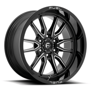 Fuel 1PC D761 CLASH 18x9 Gloss Black Milled 6x135 1mm