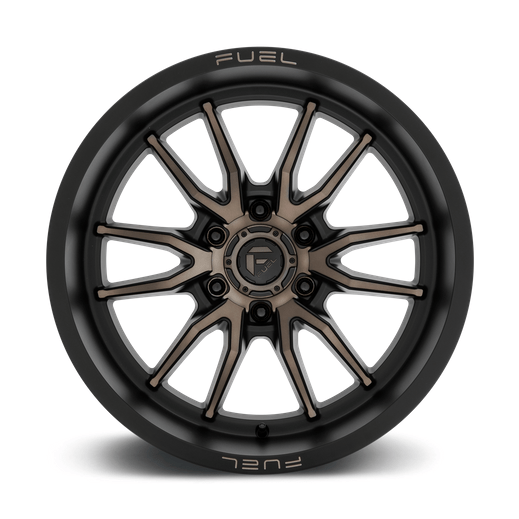 Fuel 1PC D762 CLASH 17x9 Matte Black Double Dark Tint 6x135 -12mm