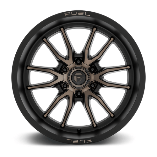 Fuel 1PC D762 CLASH 17x9 Matte Black Double Dark Tint 6x135 1mm