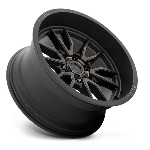 Fuel 1PC D762 CLASH 17x9 Matte Black Double Dark Tint 6x135 1mm